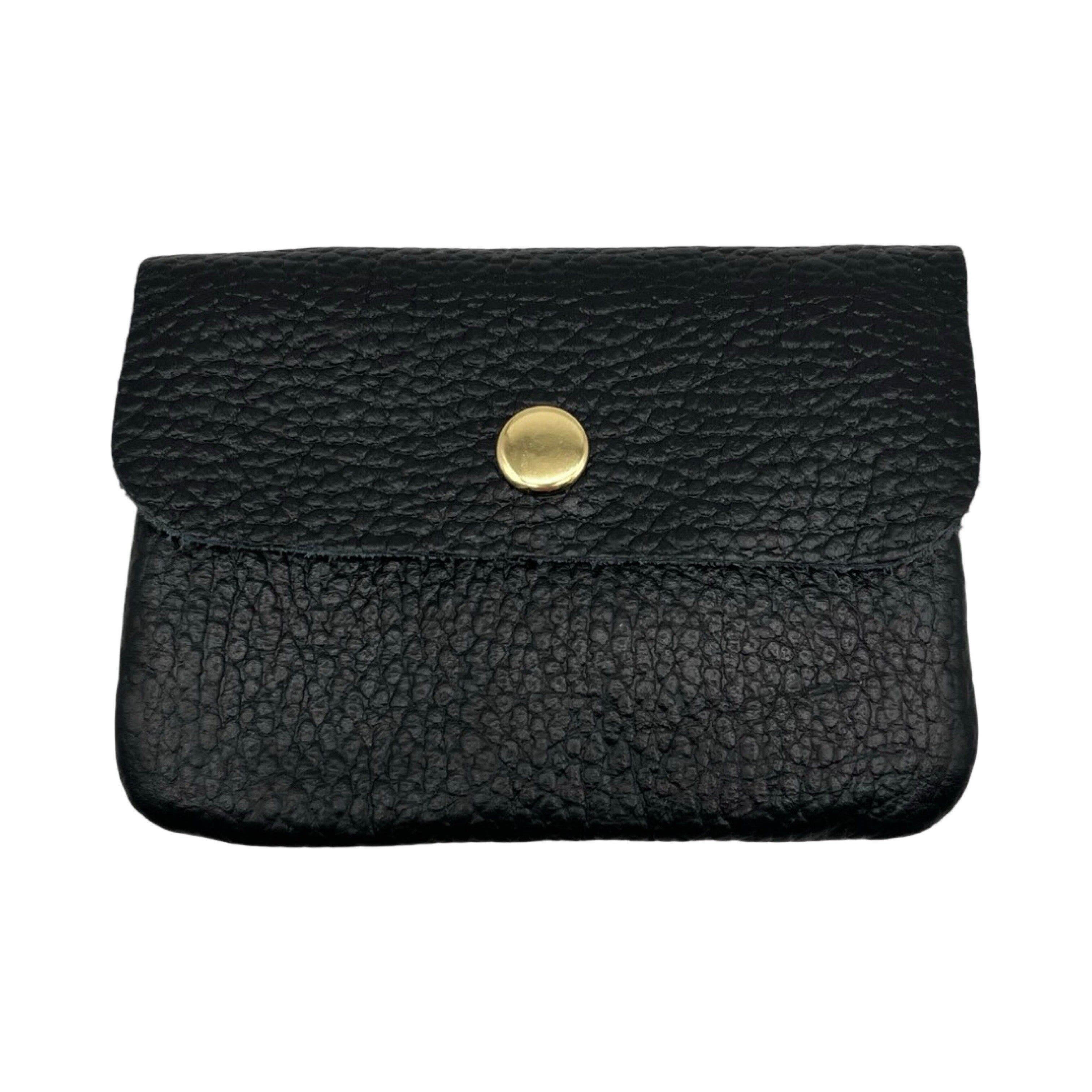 PORTAFOGLIO PICCOLO IN PELLE MARTELLATA