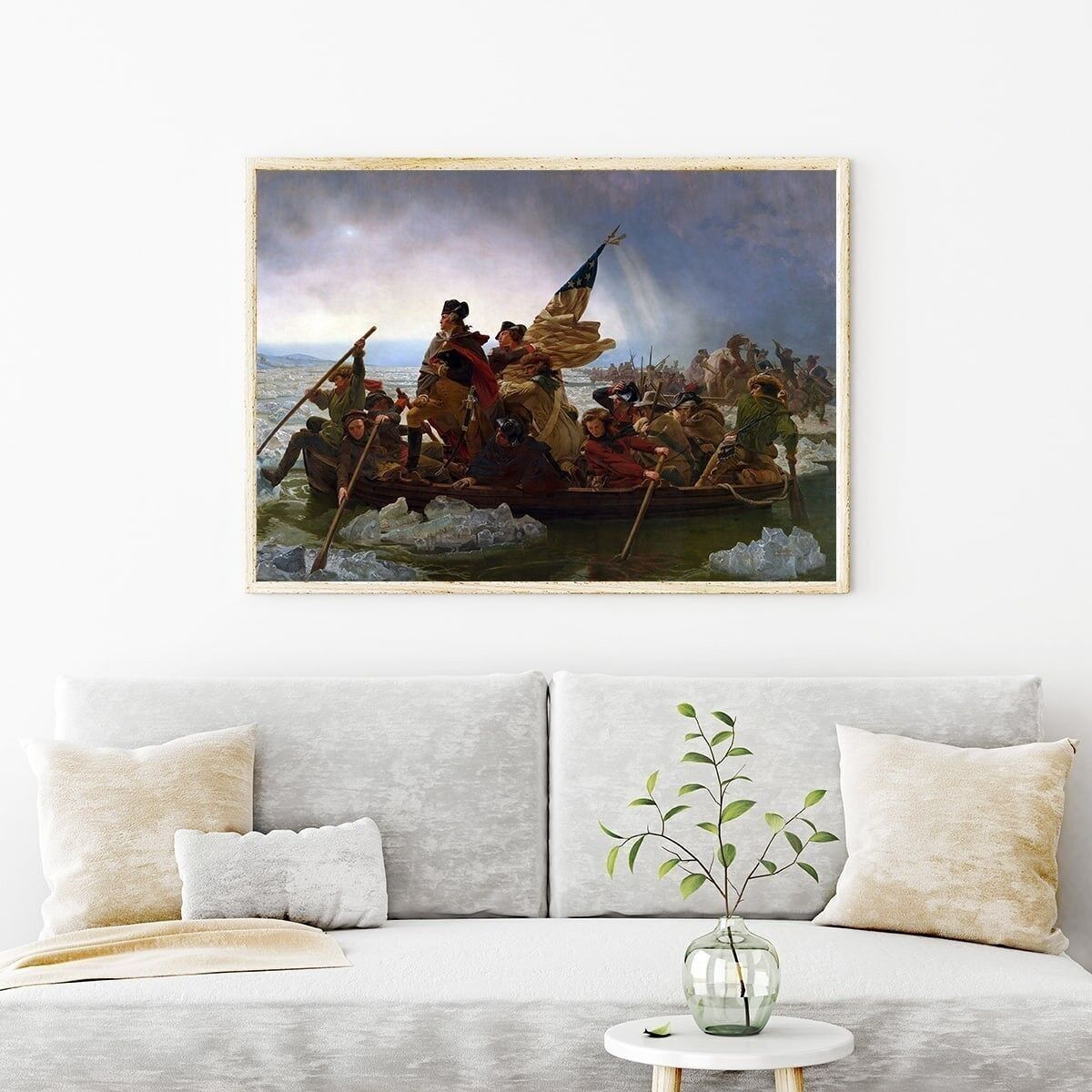 Póster Emanuel Leutze - Washington cruzando el Delaware