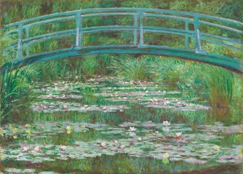 Poster Monet - Japanse brug