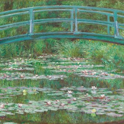 Poster Monet - Japanse brug