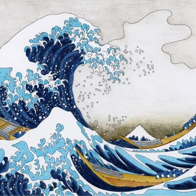 Póster Kanagawa - La gran ola