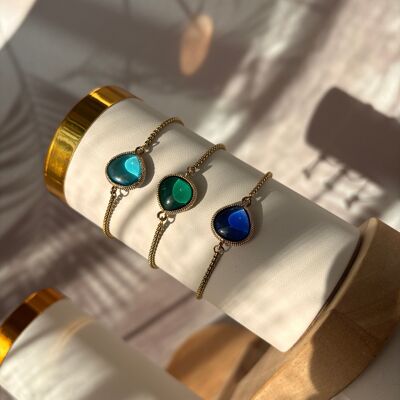 Bracelet en verre de mer