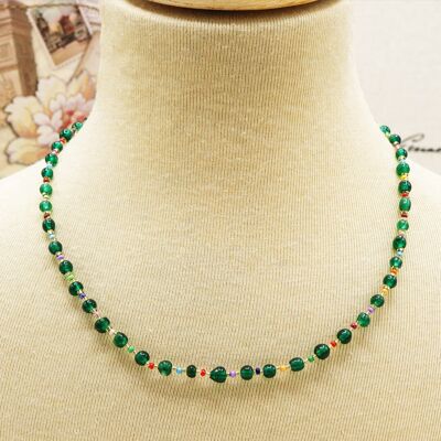 Collana di perline Emerald Dreams