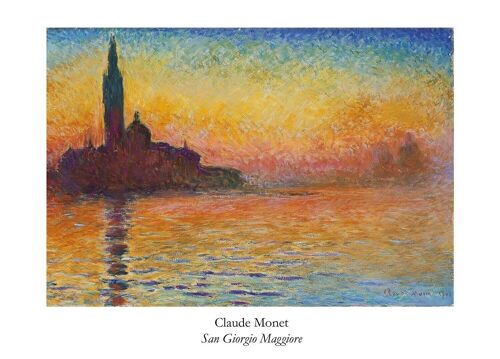Poster Monet - San Giorgio Maggiore