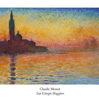 Affiche Monet - San Giorgio Maggiore