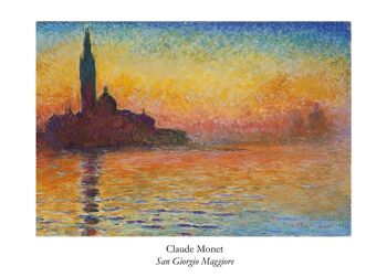 Affiche Monet - San Giorgio Maggiore 1