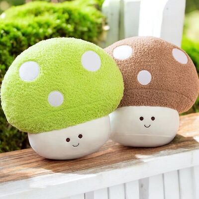 Peluche a forma di fungo colorato da 30 cm