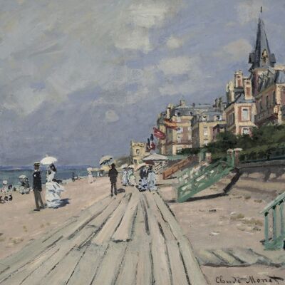 Poster Monet - The Beach at Trouville