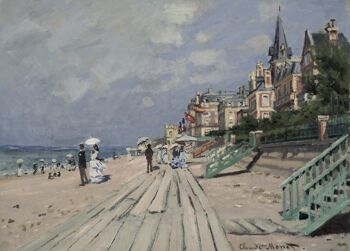 Affiche Monet - La plage de Trouville 1
