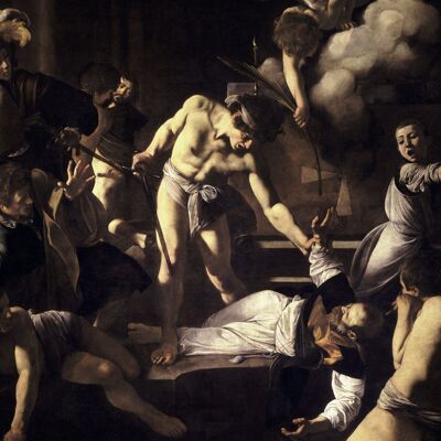 Poster Caravaggio - Il martirio di Matteo