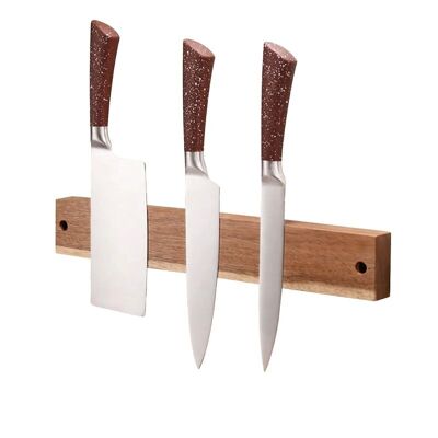 Magnetic wall mount knife holder