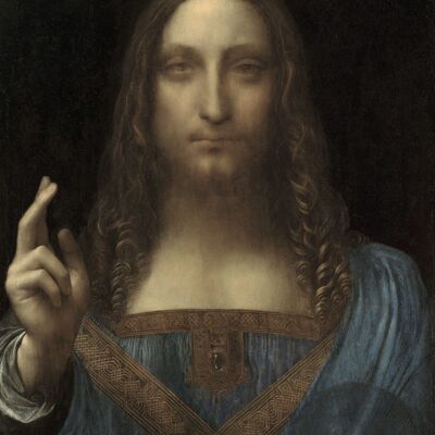 Póster Leonardo da Vinci - Salvador Mundi