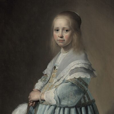 Póster Johannes Verspronck - Chica de azul