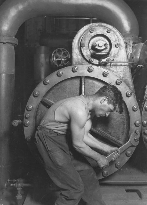 Poster Powerhouse Mechanic - Vintage