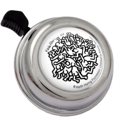 LIIX x Keith Haring - Persone con campane colorate cromate