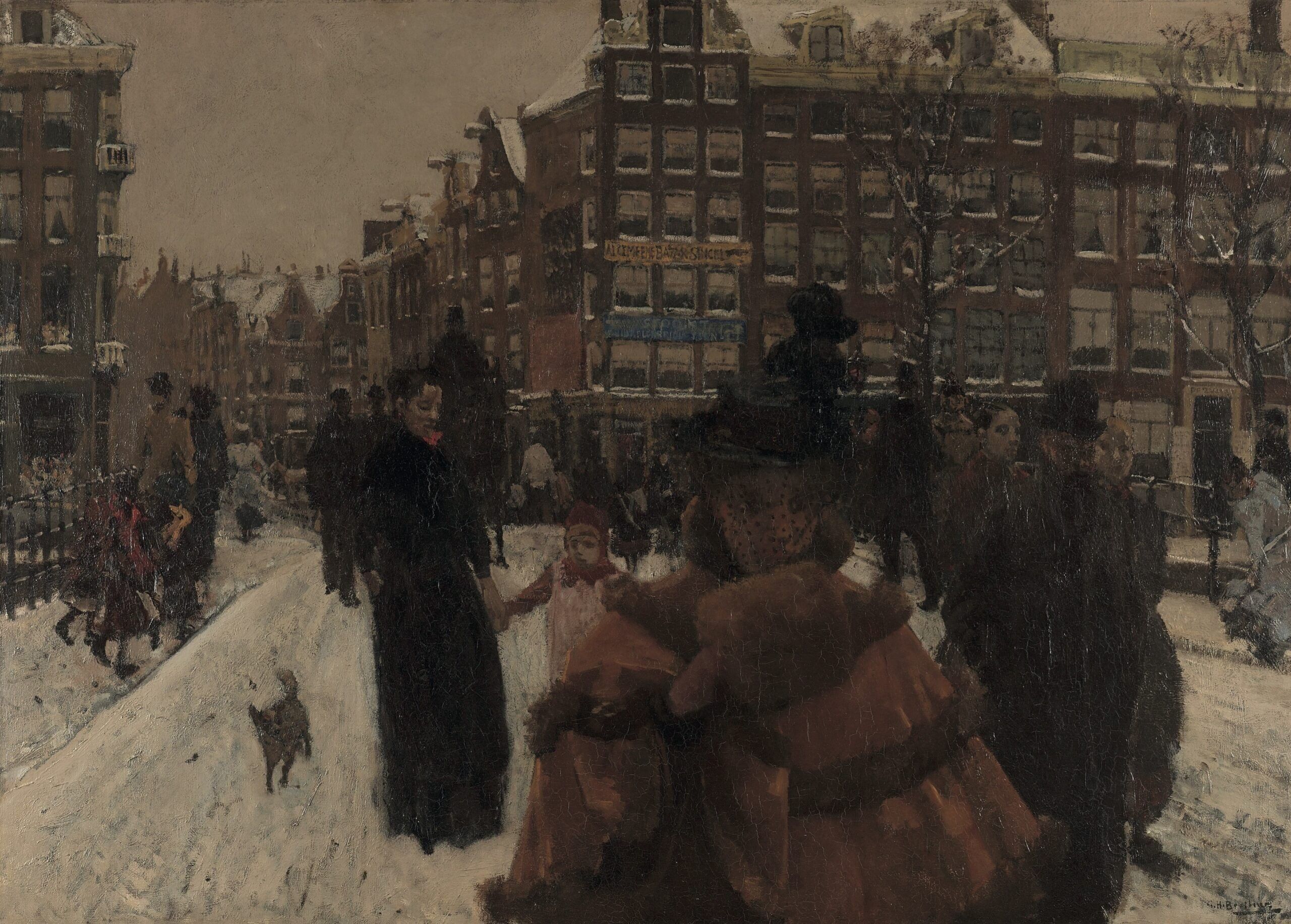 Póster George Hendrik Breitner - The Singel Bridge Amsterdam