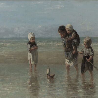 Poster Jozef Israëls - Kinderen der Zee