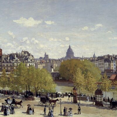 Póster Monet - Quai Du Louvre