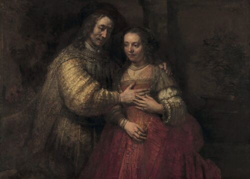 Poster Rembrandt - Het Joodse Bruidje