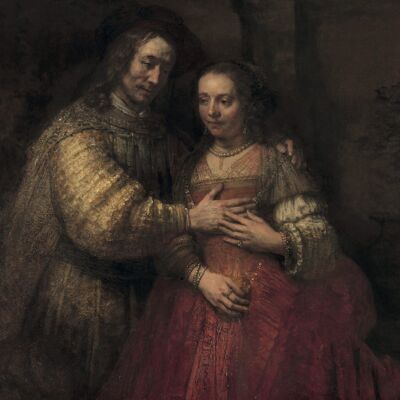 Poster Rembrandt - La sposa ebrea