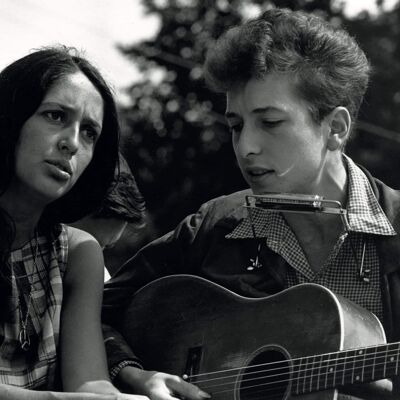 Affiche Bob Dylan - Marche des droits civiques