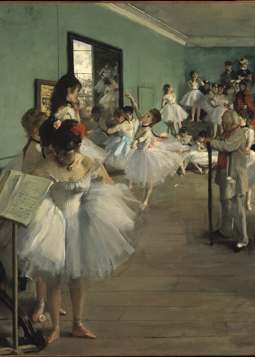 Poster Edgar Degas - De Balletklas