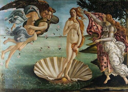 Poster Botticelli - Geboorte van Venus