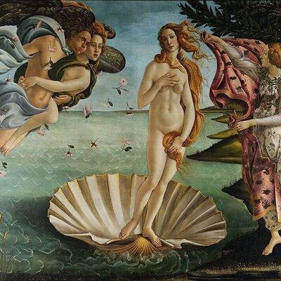 Póster Botticelli - Nacimiento de Venus