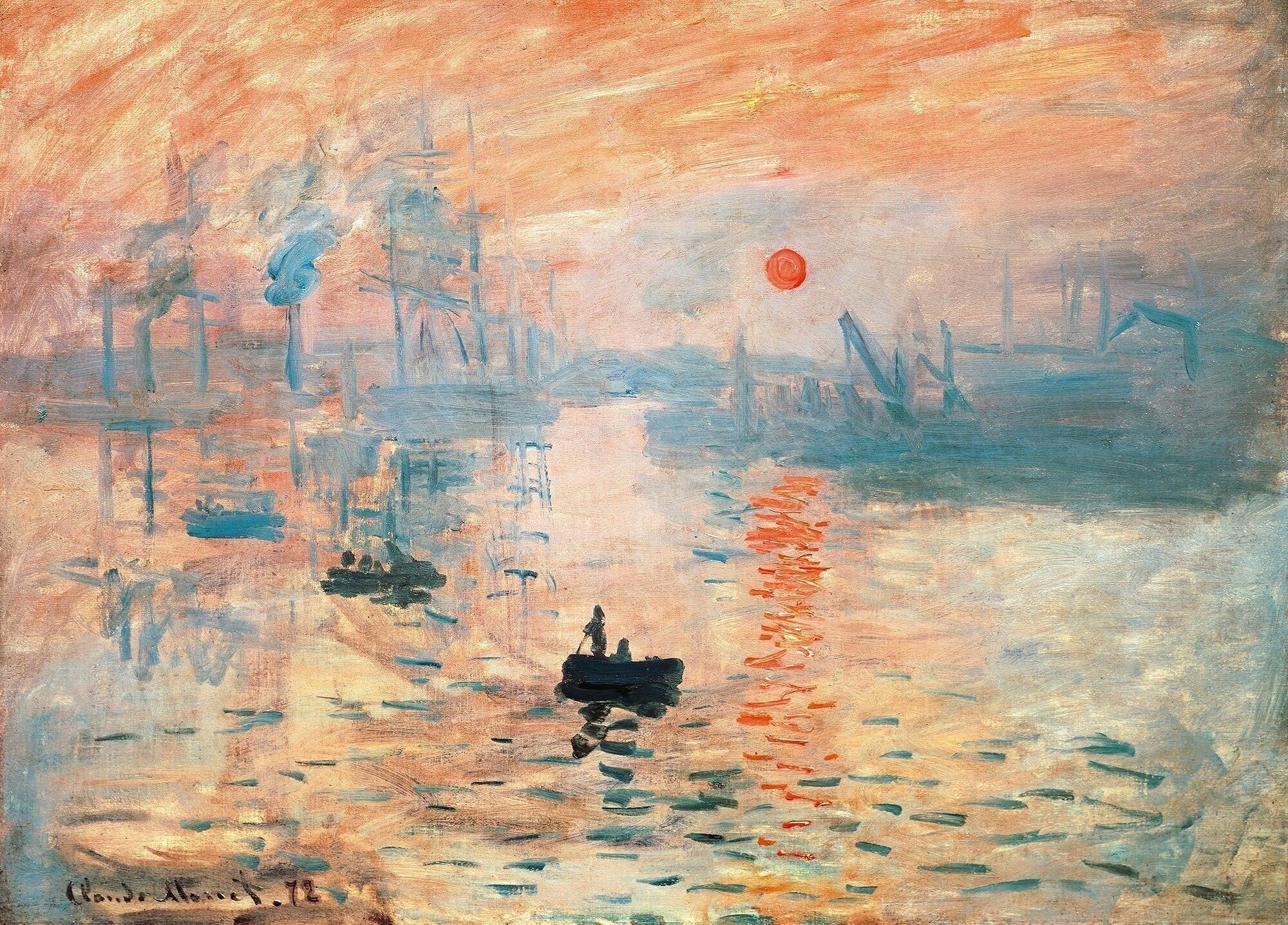 Póster Monet - Amanecer
