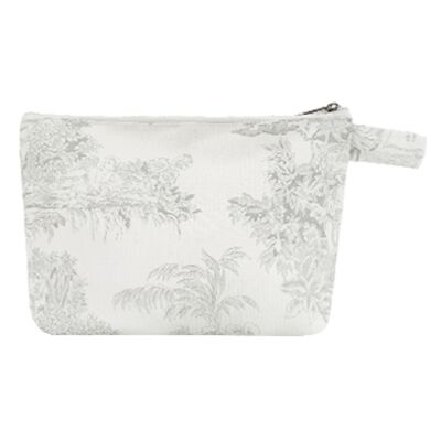 Astuccio grande grigio Toile de Jouy
