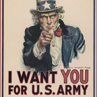Poster Uncle Sam - Erster Weltkrieg