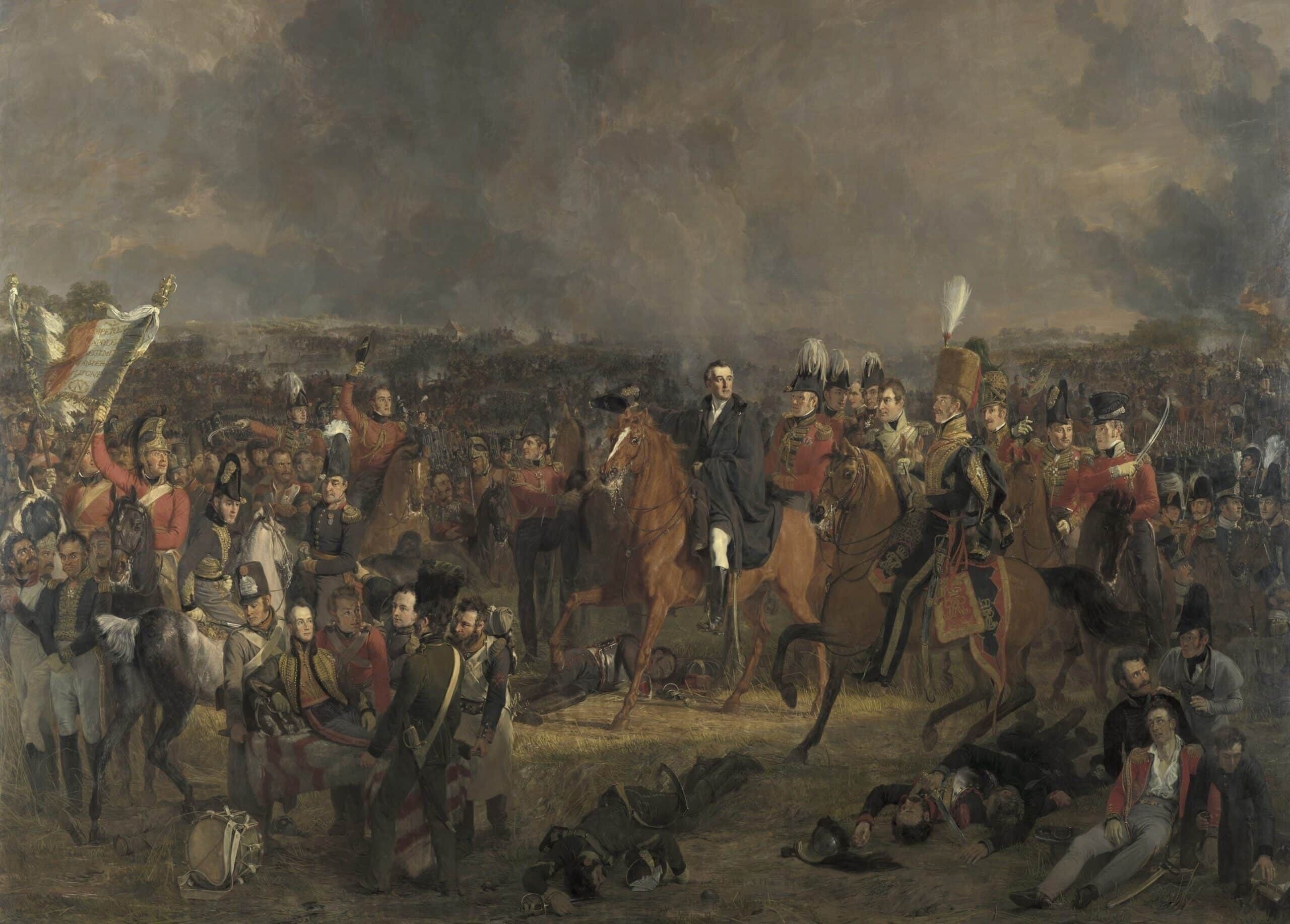 Póster Jan Willem Pieneman - Batalla de Waterloo