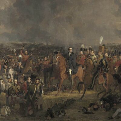 Poster Jan Willem Pieneman - Battle of Waterloo