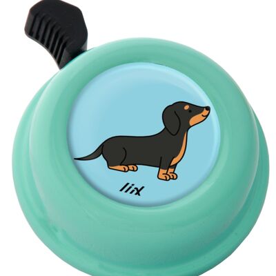 LIIX Color Bell Dachshund - Verde pastel