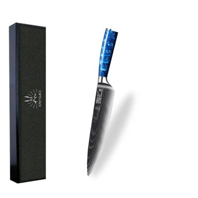 Chef's Knife - Chef Tanaka - Ocean Blue