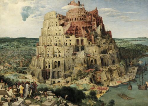 Poster Pieter Bruegel - Toren van Babel