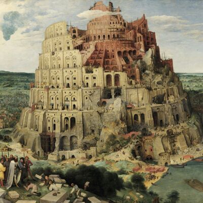 Poster Pieter Bruegel - Tower of Babel