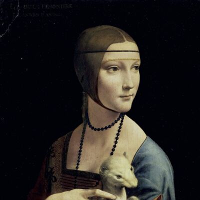 Poster Leonardo da Vinci - De dame met de hermelijn