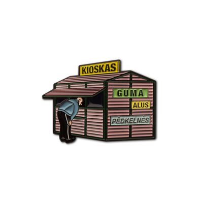 Spilla smaltata "Kioskas"