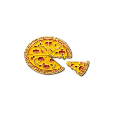 Enamel Pin "Flying Tomato Pizza"