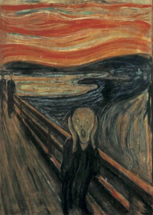 Poster Edvard Munch - De Schreeuw