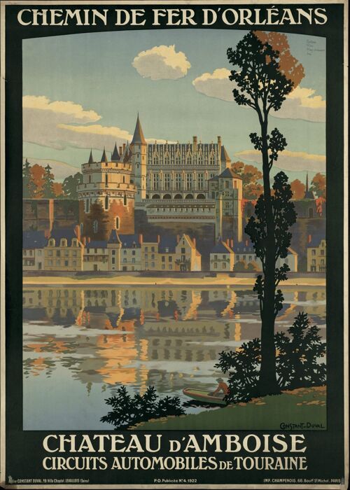 Poster Franrijk Travel - Vintage Reisposter