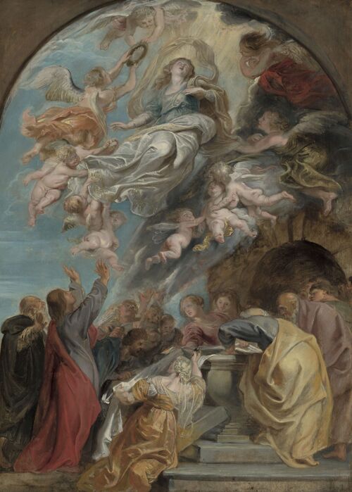 Poster Peter Paul Rubens - Modello voor de hemelvaart