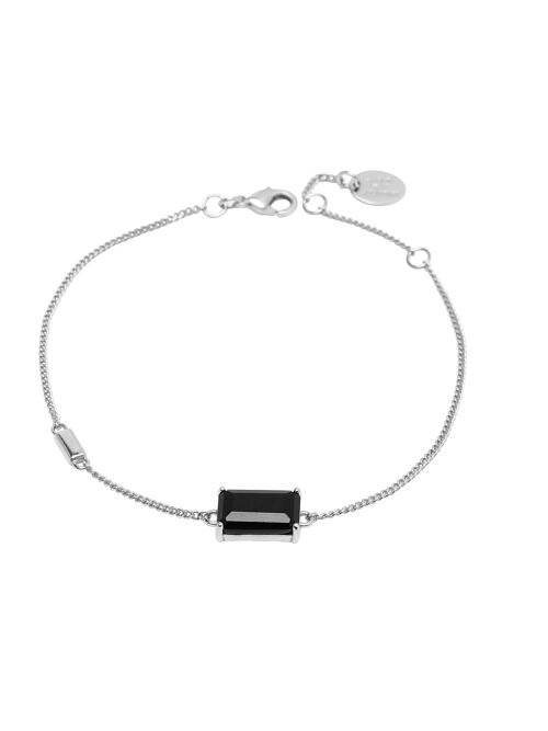 Jet Set Armband | Svart | Silver