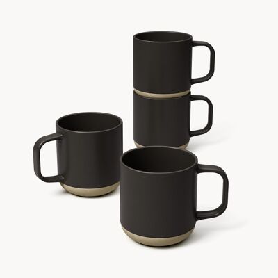 Ensemble de 4 tasses à café Sierra, 480 ml
