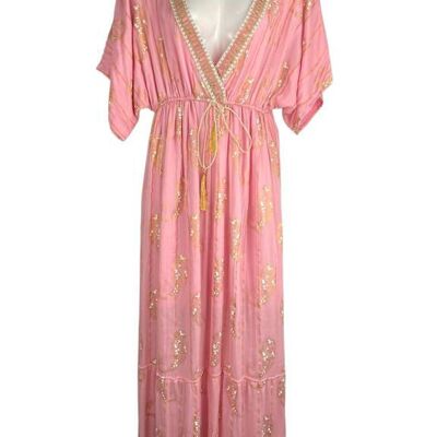 Vestido Artesanal con Precioso Diseño, Gran Calidad