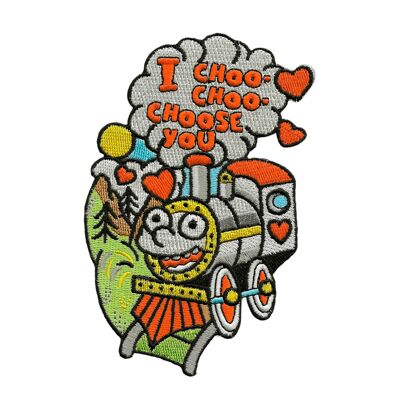 I choo choose you train patch by la barbuda