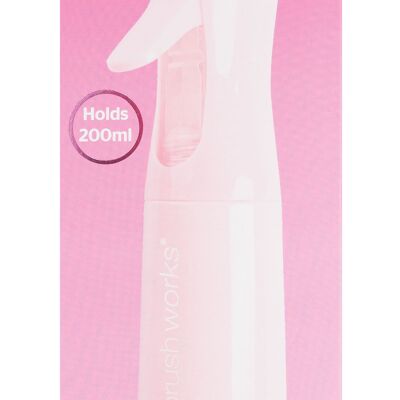 Flacone spray a nebbia continua Brushworks - Rosa