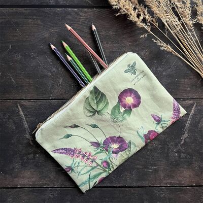 Borsa cosmetica (piatta) - Blossom Garden JL