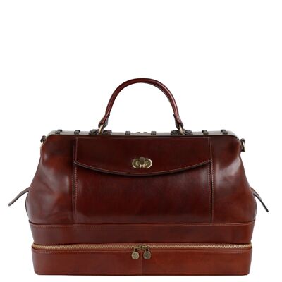 Borsa da medico in pelle, borsa medica, borsa in pelle - Dottor Faustus